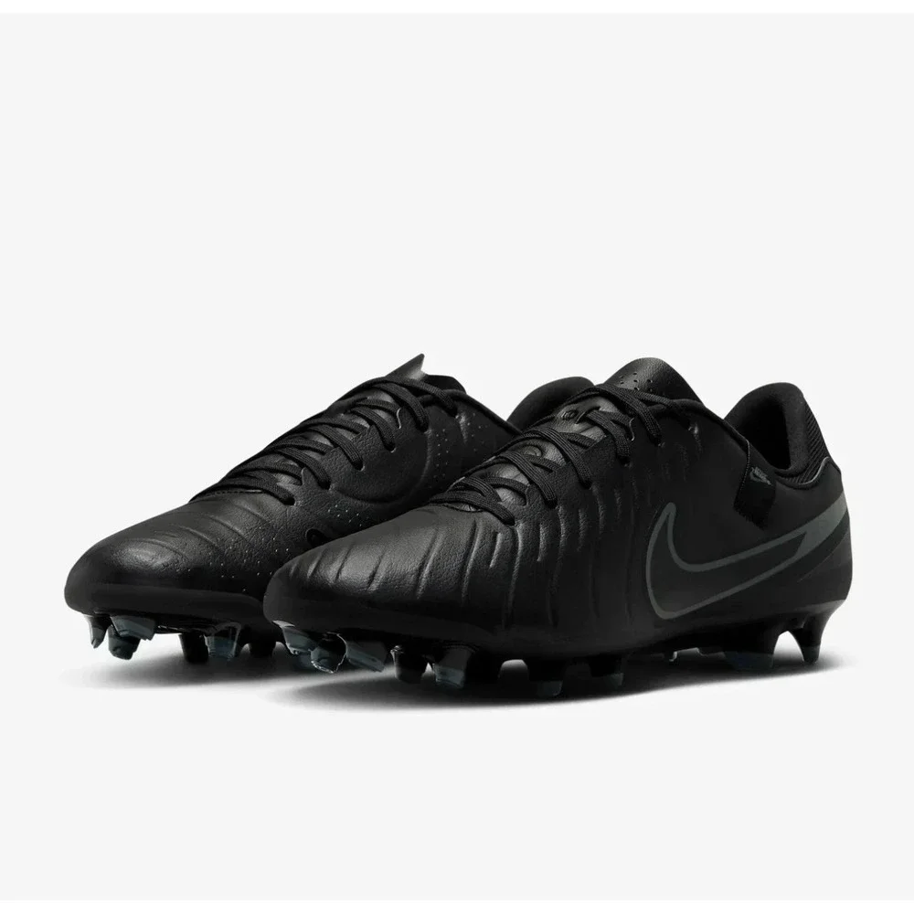 Nike Tiempo Legend 10 Academy MG Black Deep Jungle Men's Sz 6 DV4337-002